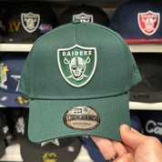 New Era Las Vegas Raiders A-Frame Dark Green 9FORTY Snapback - Product Image
