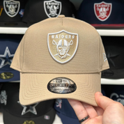 New Era Las Vegas Raiders A-Frame Tan 9FORTY Snapback - Product Image