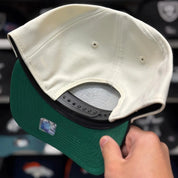 New Era Las Vegas Raiders 'Hawaiian Pro Bowl' A-Frame Creme/Black 9FIFTY Snapback - Product Image