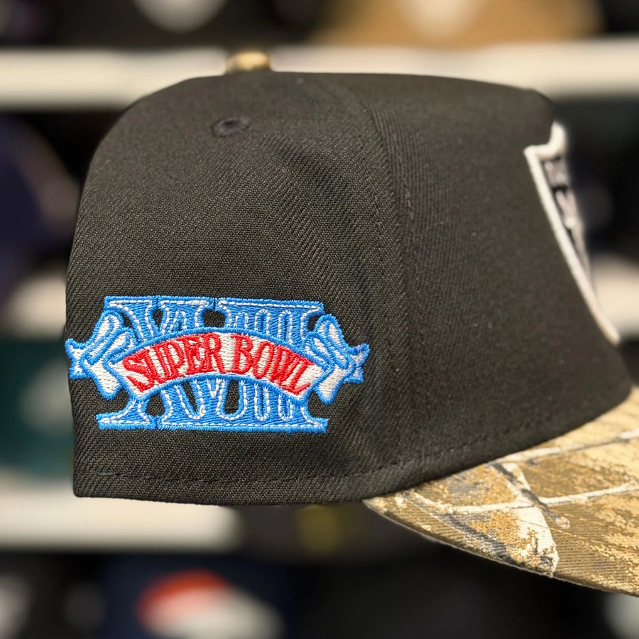 New Era Las Vegas Raiders 'Lowriders' A-Frame Black/Realtree 9FORTY Snapback - Product Image