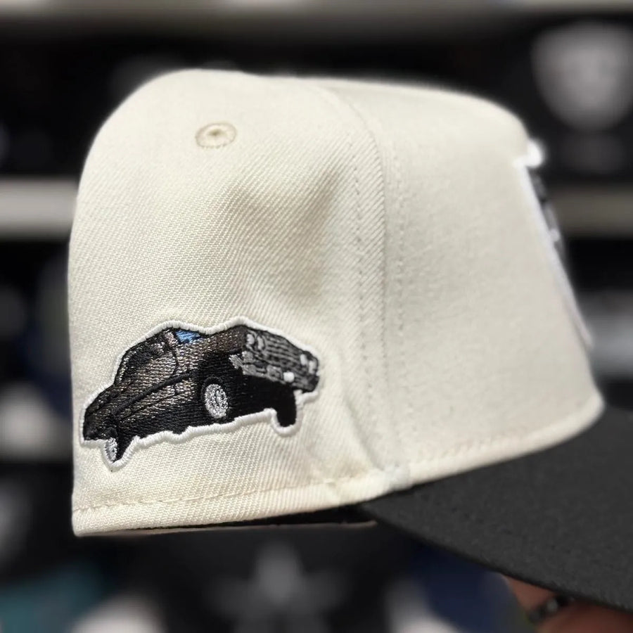 New Era Las Vegas Raiders 'Lowriders' A-Frame Creme/Black 9FORTY Snapback - Product Image