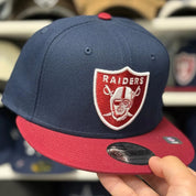 New Era Las Vegas Raiders Navy/Maroon 9FIFTY Snapback - Product Image