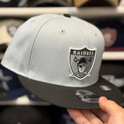 New Era Las Vegas Raiders Silver/Black 9FIFTY Snapback - Product Image
