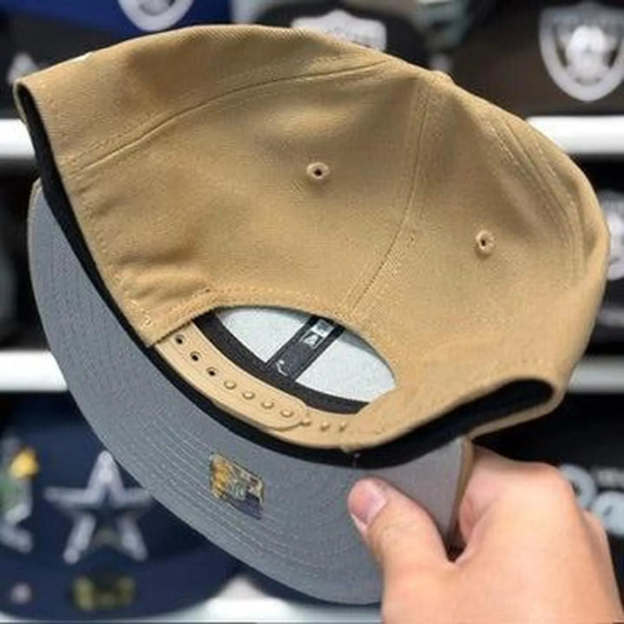 New Era Las Vegas Raiders Tan 9FIFTY Snapback - Product Image