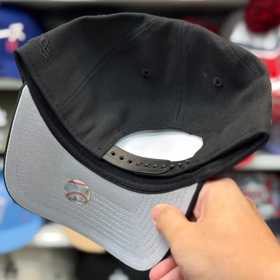 New Era Los Angeles Angels '50th Anniversary' A-Frame Black 9FORTY Snapback - Product Image