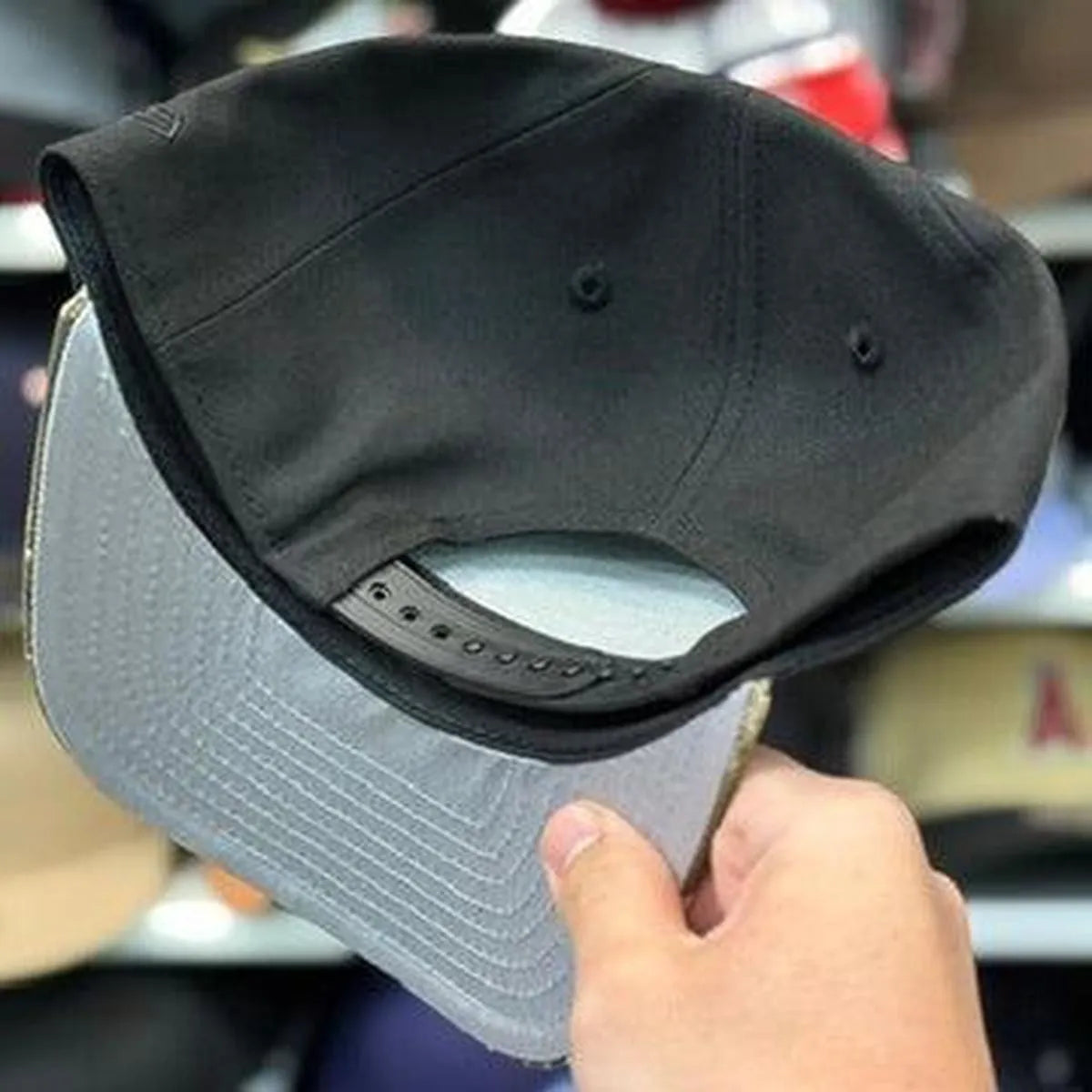 New Era Los Angeles Angels '50th Anniversary' A-Frame Black/Realtree 9FIFTY Snapback - Product Image