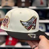 New Era Los Angeles Angels '50th Anniversary' Creme/Black 9FIFTY Snapback