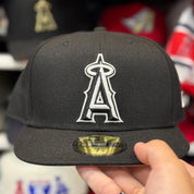 New Era Los Angeles Angels Black 59FIFTY Fitted Hat - Product Image
