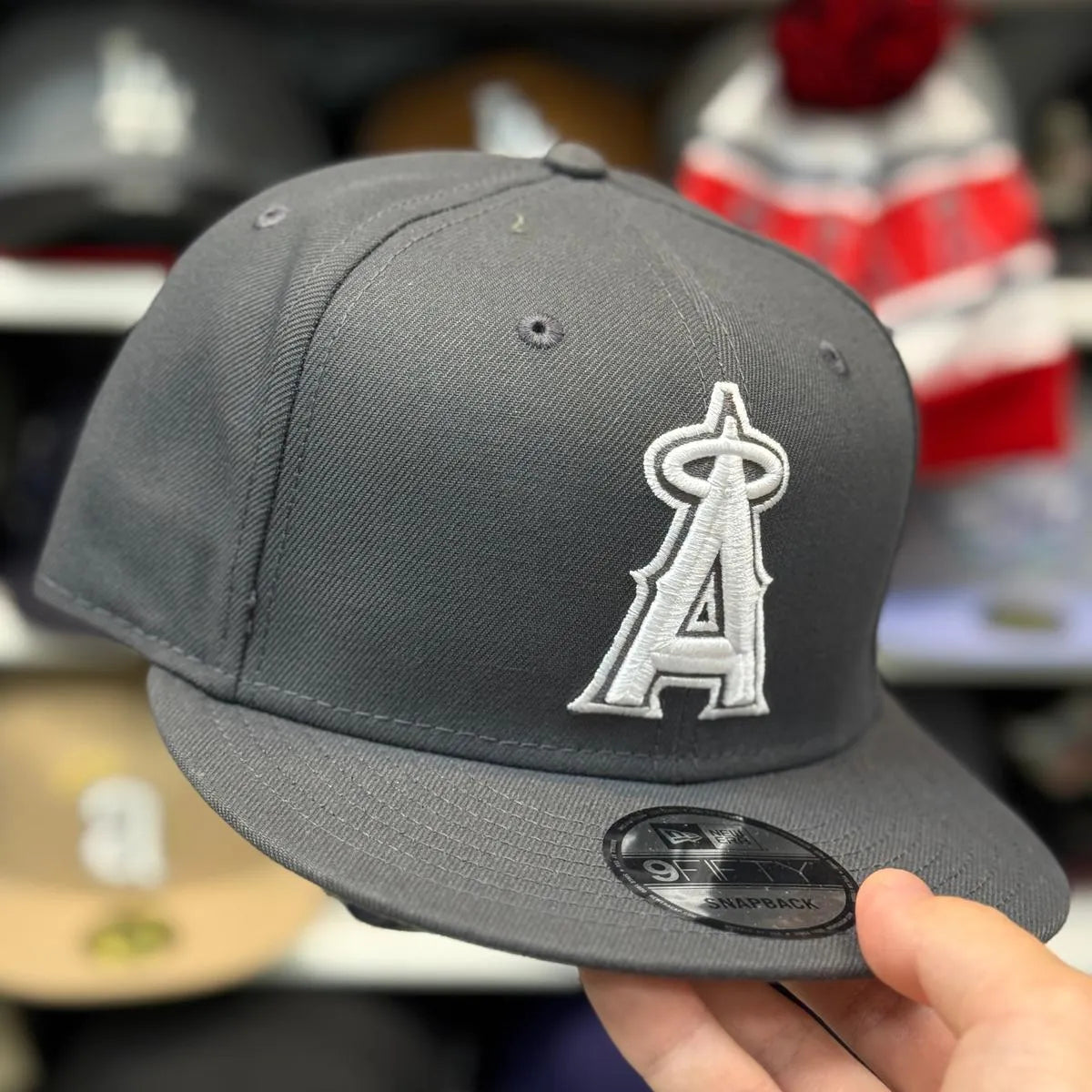 New Era Los Angeles Angels Grey 9FIFTY Snapback - Product Image