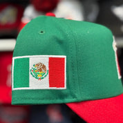 New Era Los Angeles Angels 'Mexico Pride' A-Frame Green/Red 9FORTY Snapback - Product Image