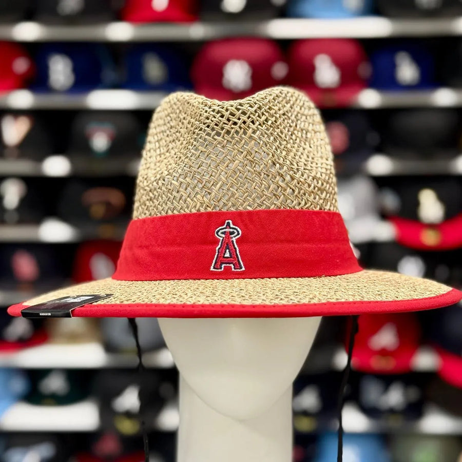 New Era Los Angeles Angels Red Straw Hat - Product Image