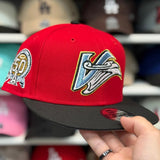 New Era Los Angeles Angels Upside Down Logo '50th Anniversary' Red/Black 9FIFTY Snapback