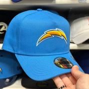 New Era Los Angeles Chargers A-Frame Electric Blue 9FORTY Snapback - Product Image