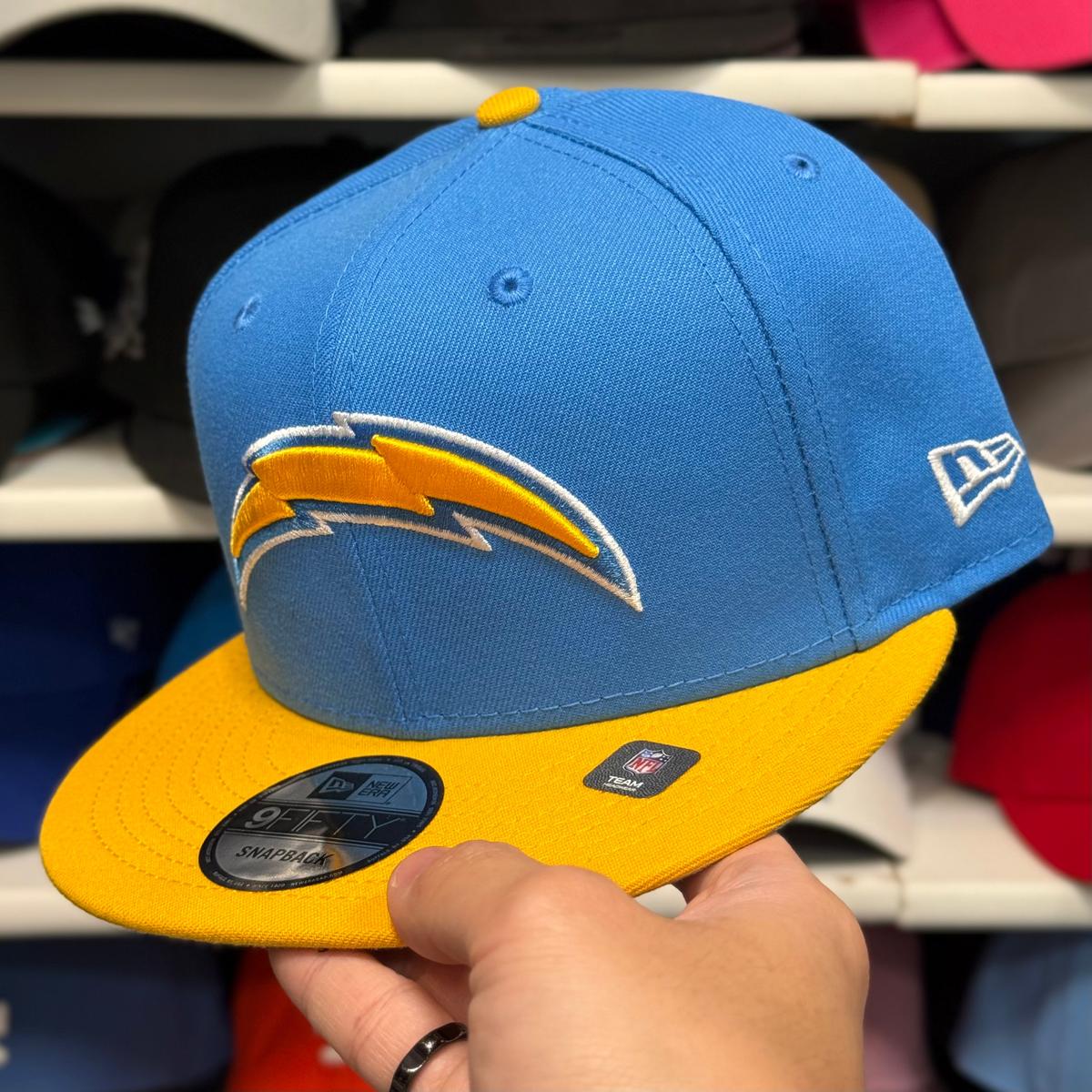 New Era Los Angeles Chargers Blue/Yellow 9FIFTY Snapback - Product Image