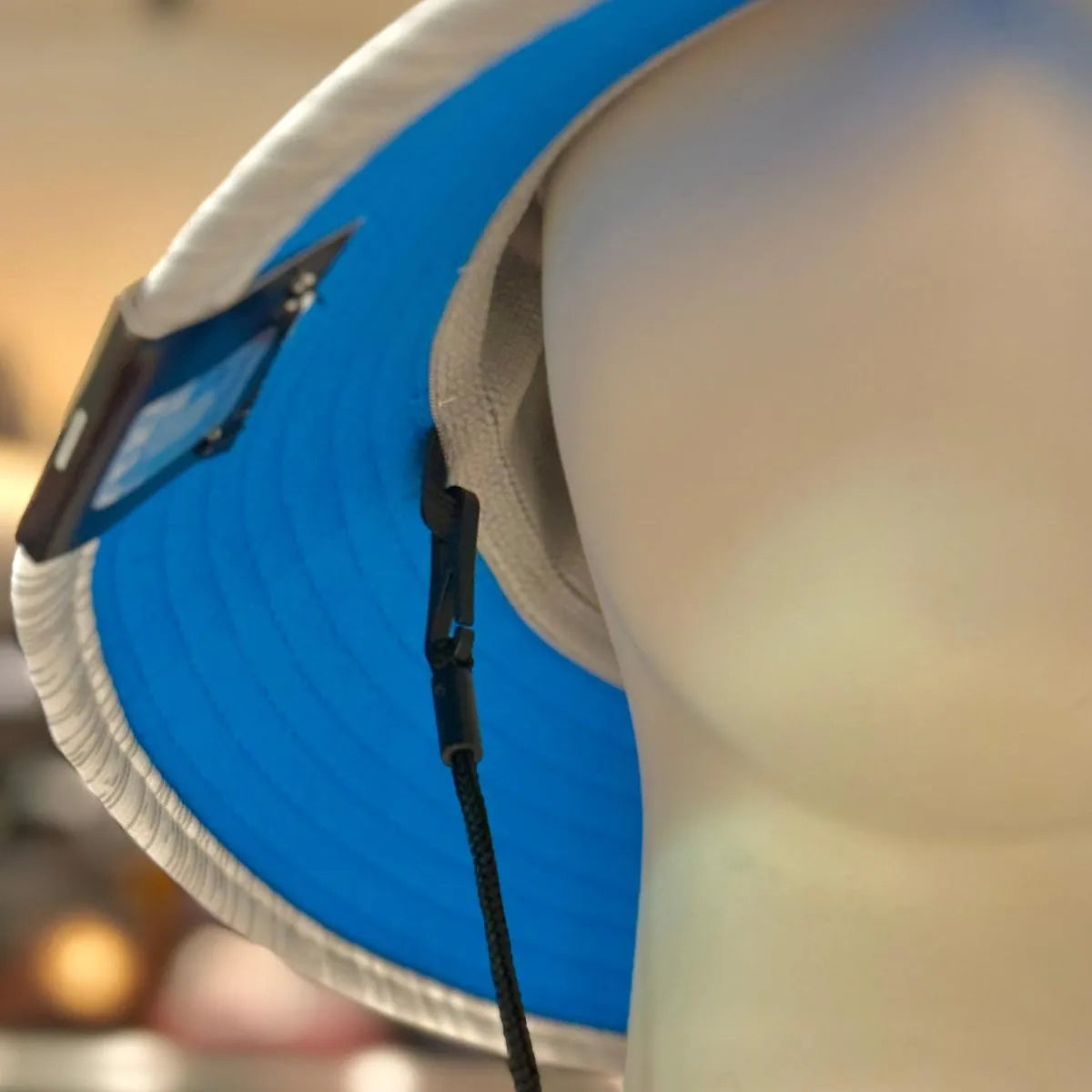 New Era Los Angeles Chargers Bucket Hat | Silver / Blue Under Brim - Product Image
