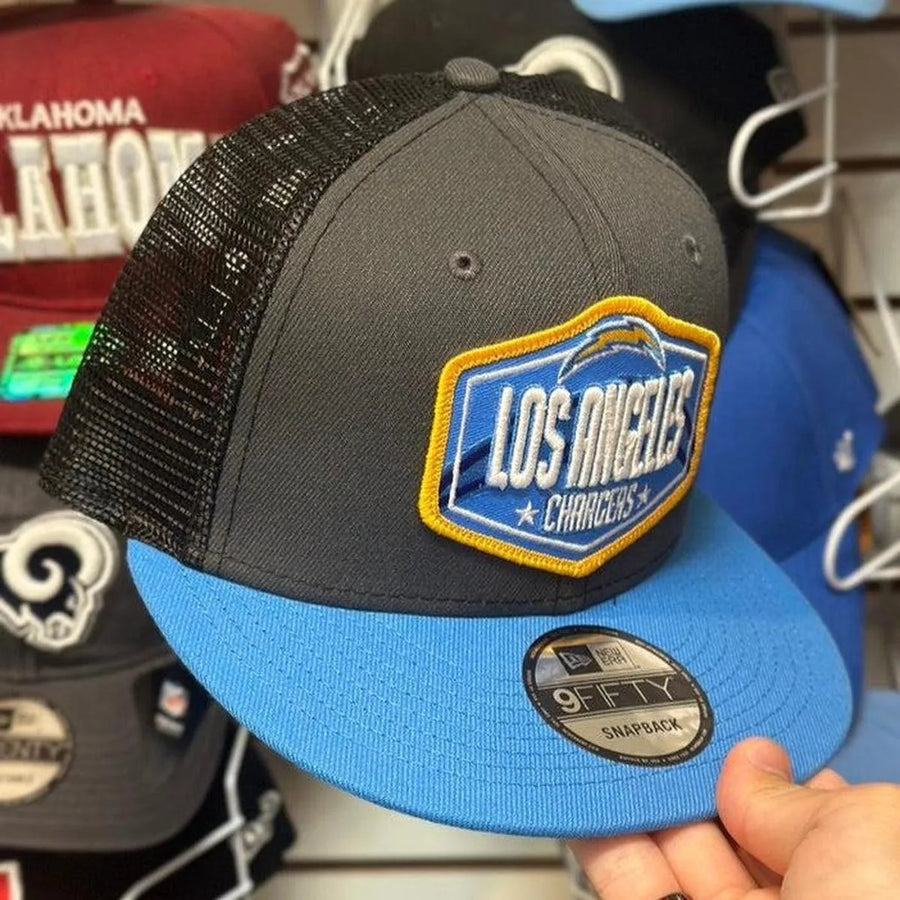 New Era Los Angeles Chargers 'Draft Day Trucker' 9FIFTY Snapback - Product Image