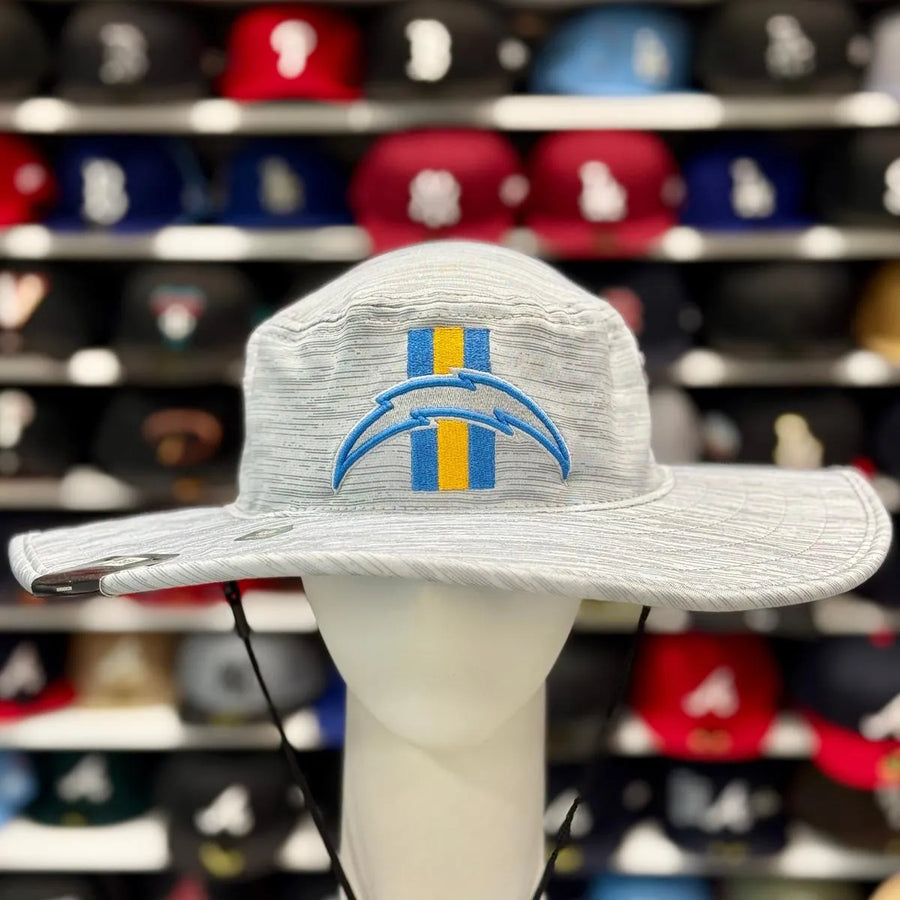 New Era Los Angeles Chargers Fisherman Hat | Silver / Blue Under Brim - Product Image