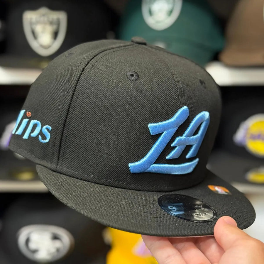New Era Los Angeles Clippers Black/Light Blue 9FIFTY Snapback - Product Image