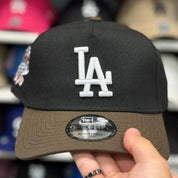 New Era Los Angeles Dodgers '100th Anniversary' A-Frame Brown/Black 9FORTY Snapback - Product Image