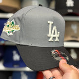New Era Los Angeles Dodgers '1988 World Series' A-Frame 9FORTY Grey/Black Snapback