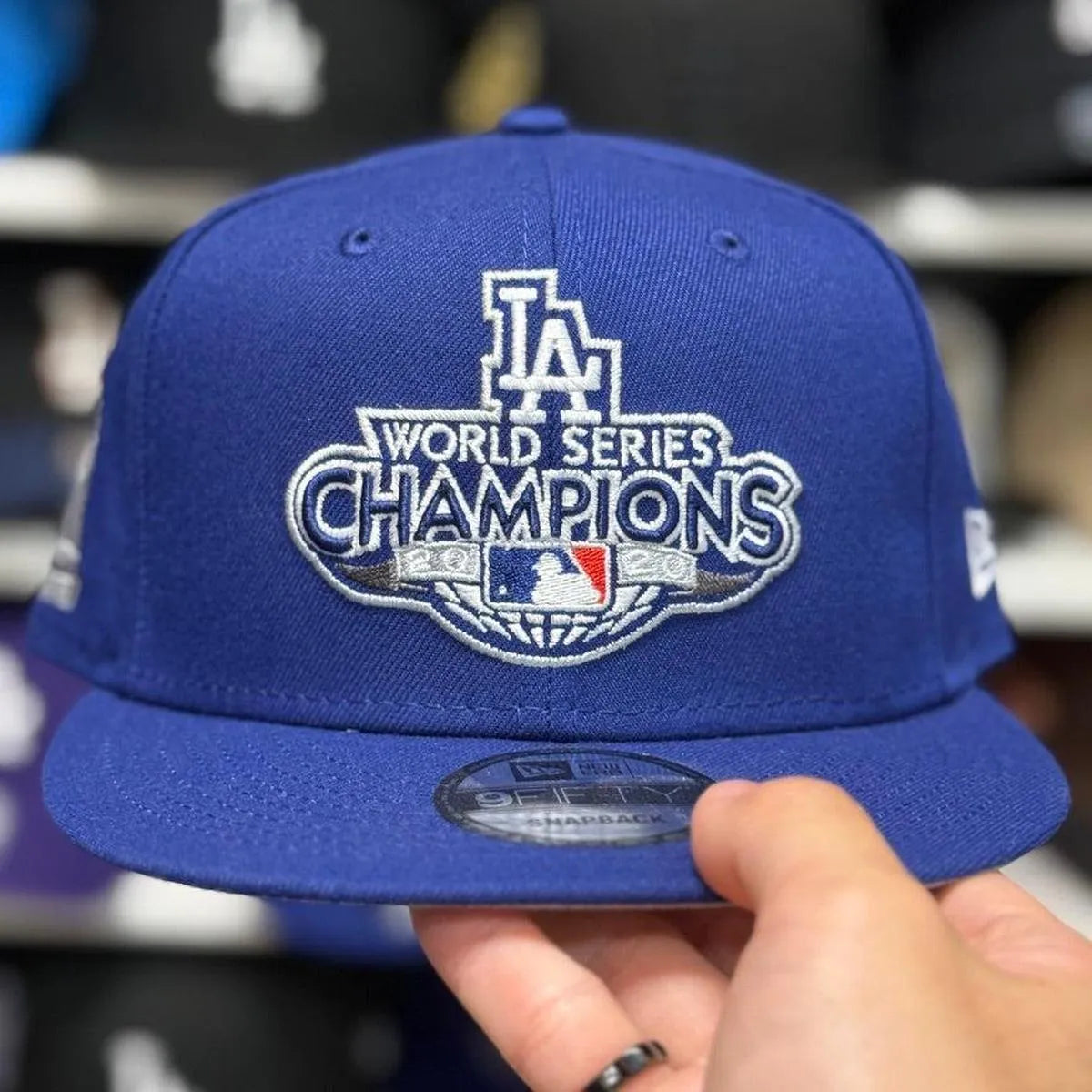 New Era Los Angeles Dodgers '2020 World Series Championship' Blue 9FIFTY Snapback - Product Image
