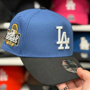 New Era Los Angeles Dodgers '2024 World Series' A-Frame Blue/Black 9FORTY Snapback - Product Image