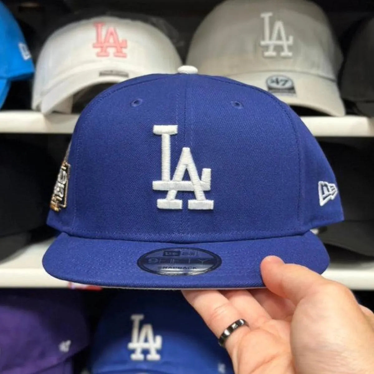 New Era Los Angeles Dodgers '2024 World Series' Blue/White 9FIFTY Snapback - Product Image