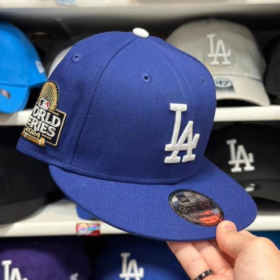 New Era Los Angeles Dodgers '2024 World Series' Blue/White 9FIFTY Snapback - Product Image