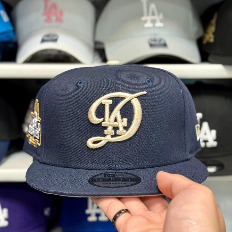 New Era Los Angeles Dodgers '2024 World Series' Navy 9FIFTY Snapback - Product Image