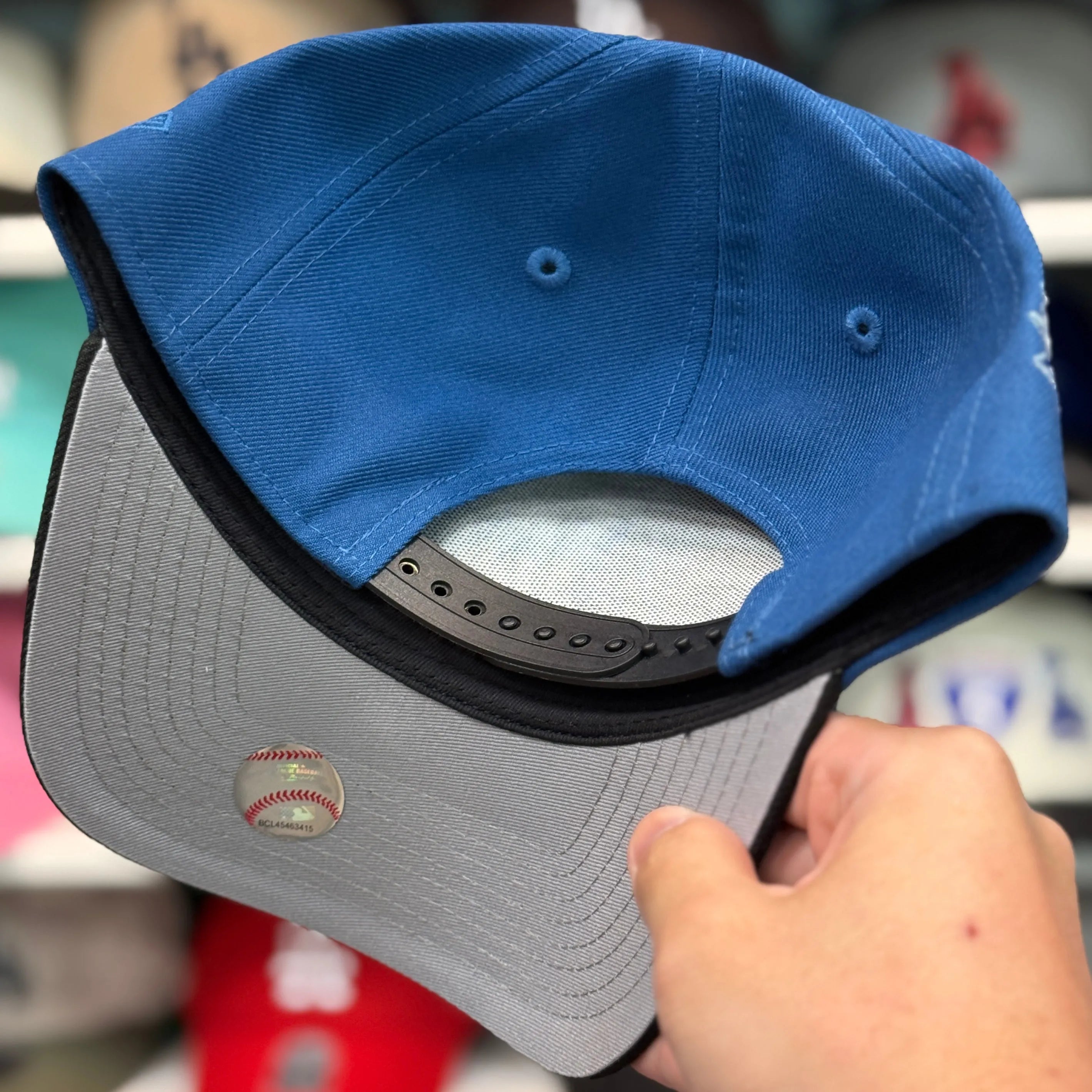 New Era Los Angeles Dodgers '2025 World Series Champions' A-Frame Blue/Black 9FORTY Snapback - Product Image