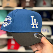 New Era Los Angeles Dodgers '2025 World Series Champions' A-Frame Blue/Black 9FORTY Snapback - Product Image