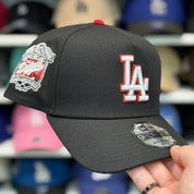 New Era Los Angeles Dodgers '40th Anniversary' A-Frame Black/Red Chrome 9FORTY Snapback - Product Image