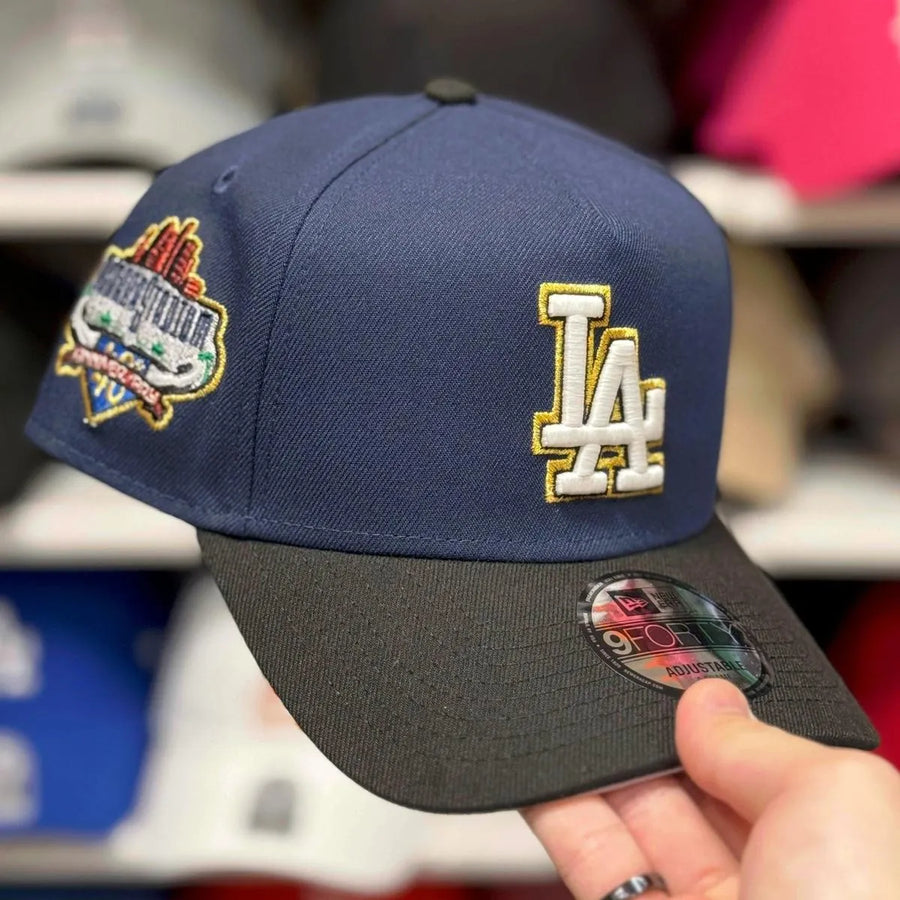 New Era Los Angeles Dodgers '40th Anniversary' A-Frame Blue/Black 9FORTY Snapback | Glow in the Dark - Product Image