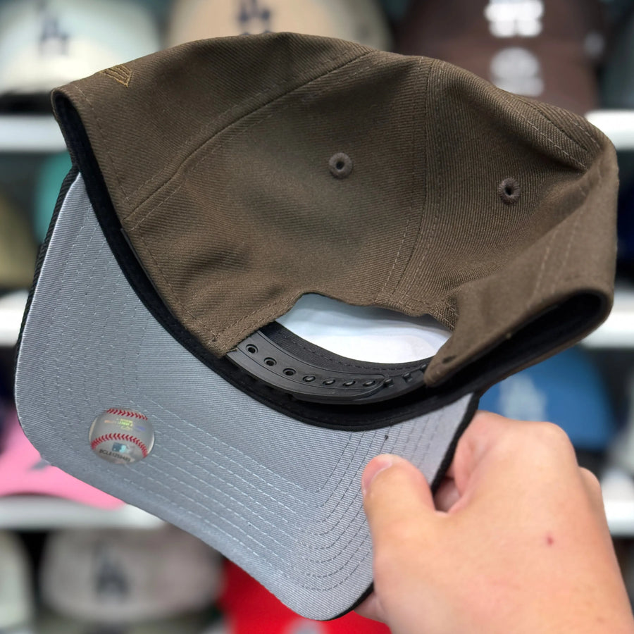 New Era Los Angeles Dodgers '40th Anniversary' A-Frame Brown/Black 9FORTY Snapback - Product Image