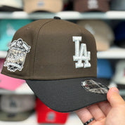 New Era Los Angeles Dodgers '40th Anniversary' A-Frame Brown/Black 9FORTY Snapback - Product Image