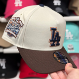 New Era Los Angeles Dodgers '40th Anniversary' A-Frame Creme/Rust 9FORTY Snapback