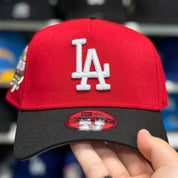 New Era Los Angeles Dodgers '40th Anniversary' A-Frame Red/Black 9FORTY Snapback - Product Image