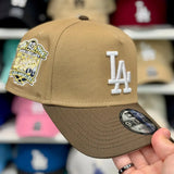 New Era Los Angeles Dodgers '40th Anniversary' A-Frame Tan/Brown 9FORTY Snapback