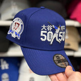 New Era Los Angeles Dodgers '50-50 Shohei Ohtani' A-Frame Blue 9FORTY Snapback