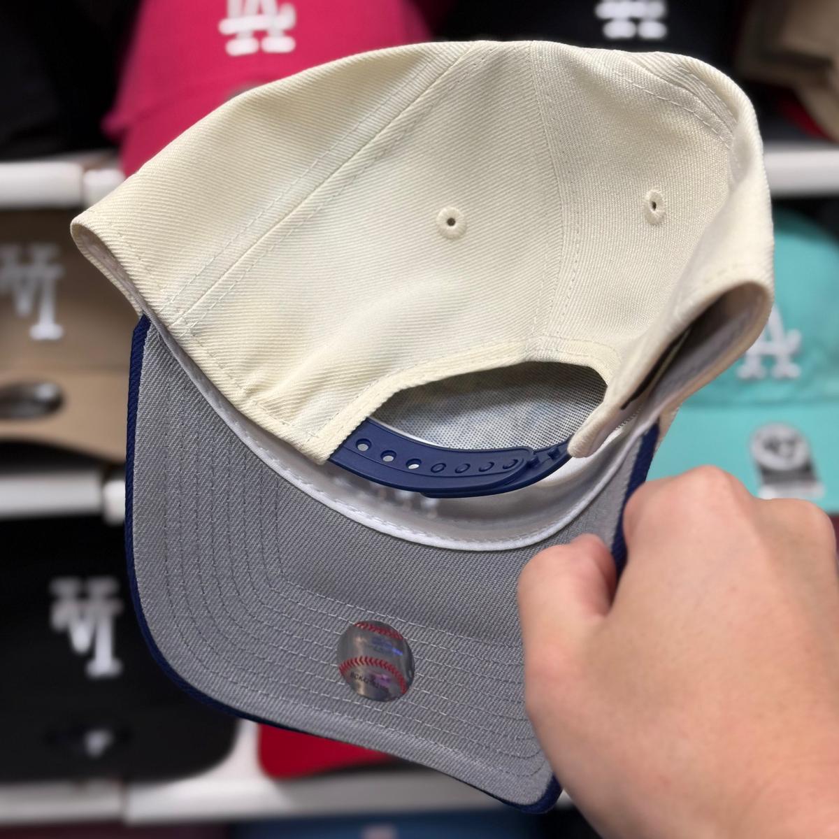 New Era Los Angeles Dodgers '50-50 Shohei Ohtani' A-Frame Creme/Blue 9FORTY Snapback - Product Image