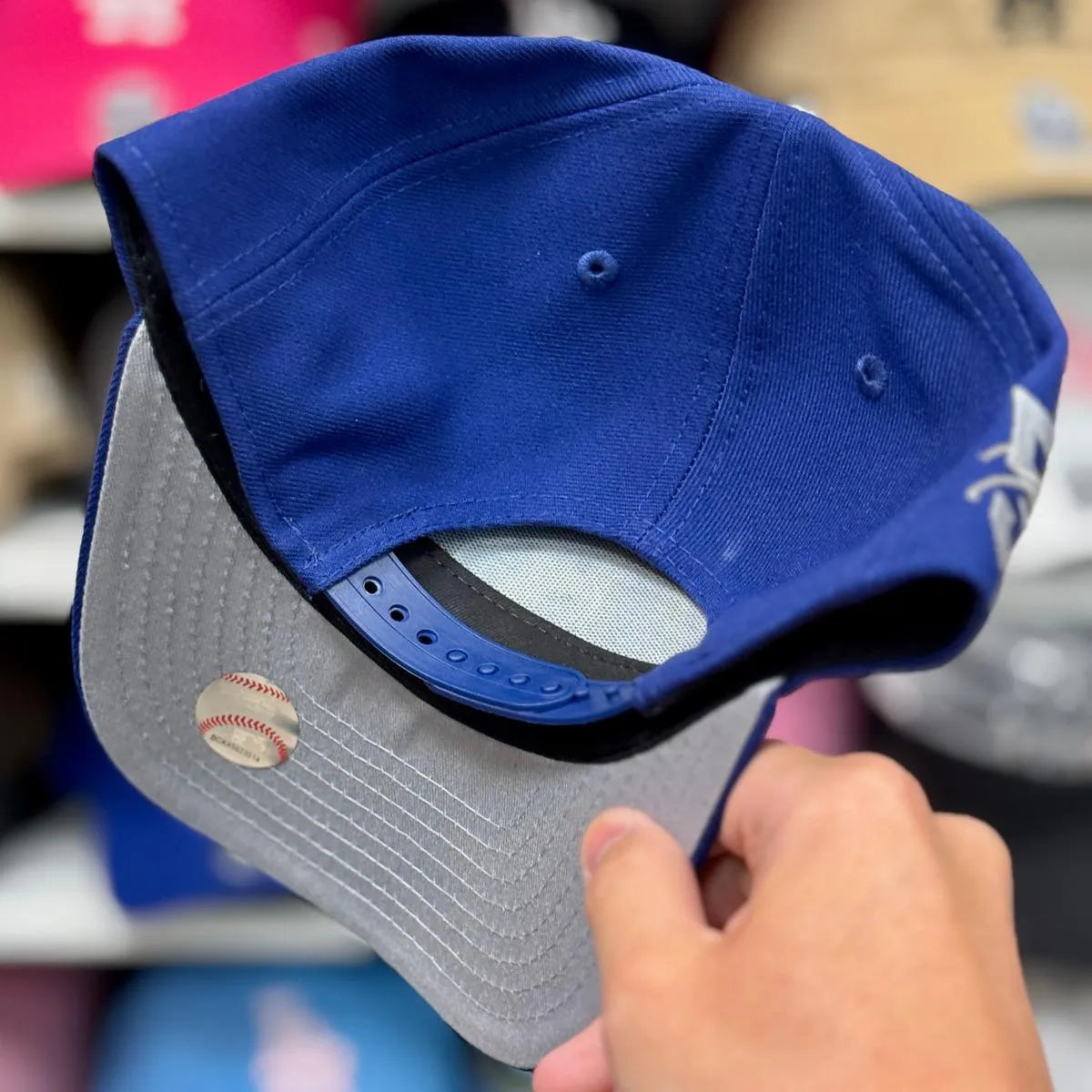 New Era Los Angeles Dodgers '#50 Mookie Betts Signature' A-Frame Blue 9FIFTY Snapback