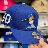 New Era Los Angeles Dodgers '#50 Mookie Betts Signature' A-Frame Blue 9FIFTY Snapback