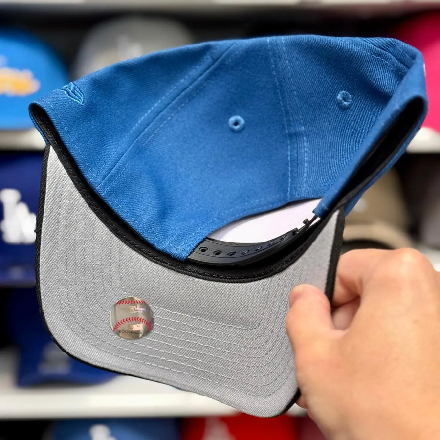 New Era Los Angeles Dodgers '50th Anniversary' A-Frame Blue/Black 9FORTY Snapback - Product Image