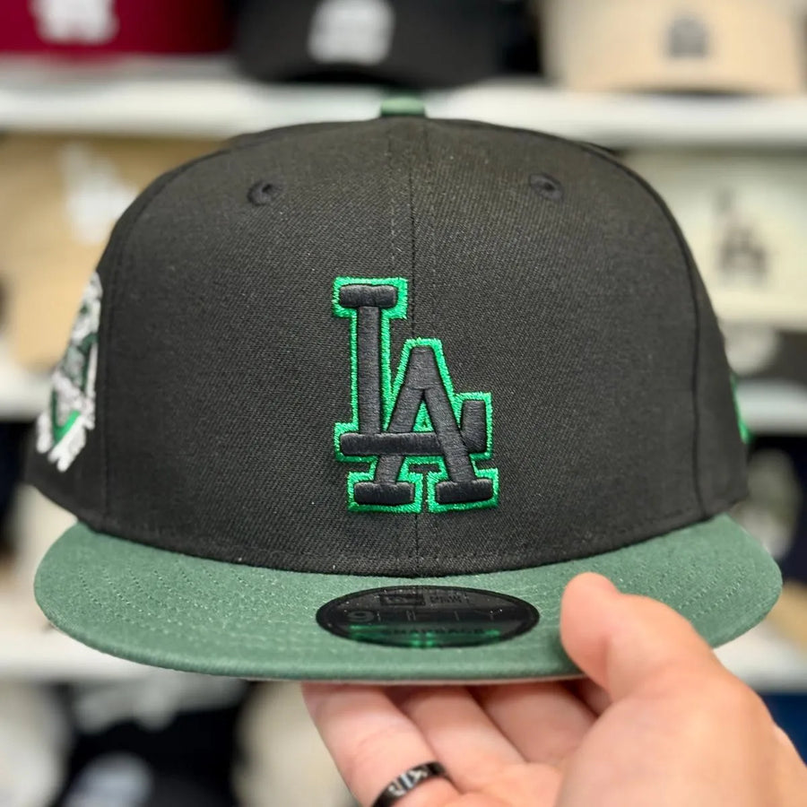 New Era Los Angeles Dodgers '50th Anniversary' Black/Green 9FIFTY Snapback - Product Image