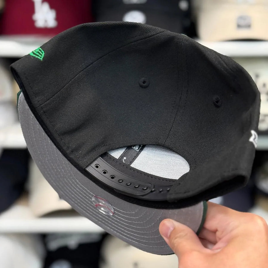 New Era Los Angeles Dodgers '50th Anniversary' Black/Green 9FIFTY Snapback - Product Image