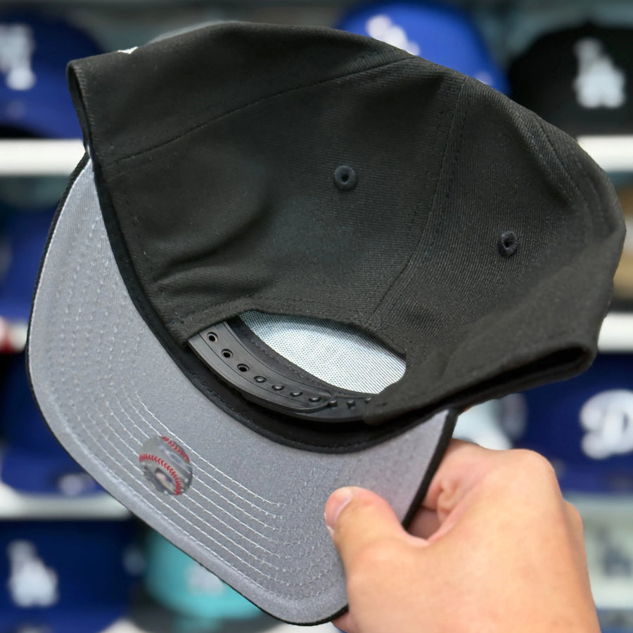 New Era Los Angeles Dodgers '60th Anniversary' A-Frame Black 9FIFTY Snapback - Product Image