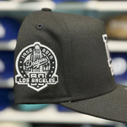 New Era Los Angeles Dodgers '60th Anniversary' A-Frame Black 9FIFTY Snapback - Product Image