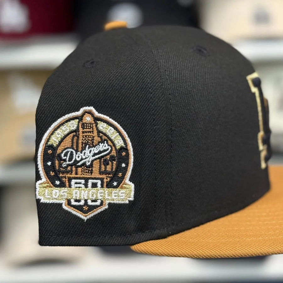 New Era Los Angeles Dodgers '60th Anniversary' Black/Gold 9FIFTY Snapback - Product Image