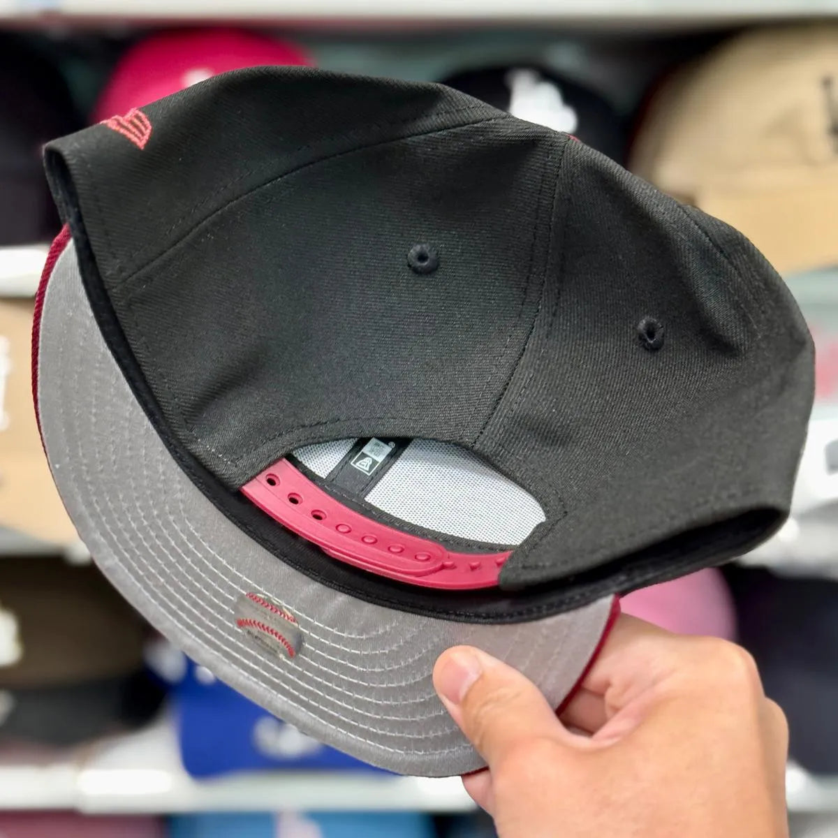 New Era Los Angeles Dodgers '60th Anniversary' Black/Red 9FIFTY Snapback - Product Image
