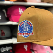 New Era Los Angeles Dodgers '60th Anniversary' Tan 9FIFTY Snapback - Product Image